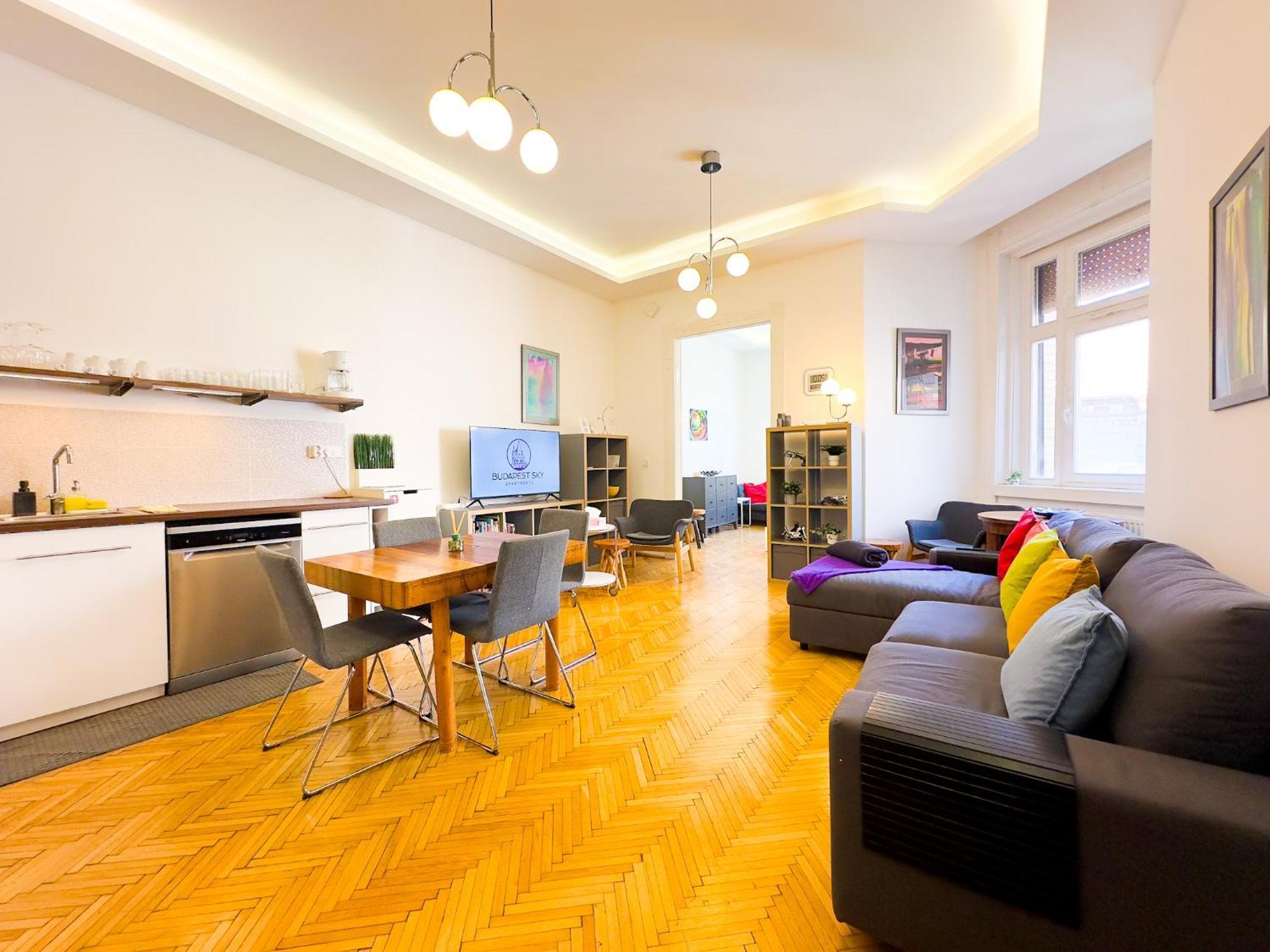 Spacious 4Br Oasis In Central Budapest - Bp Sky Eksteriør billede